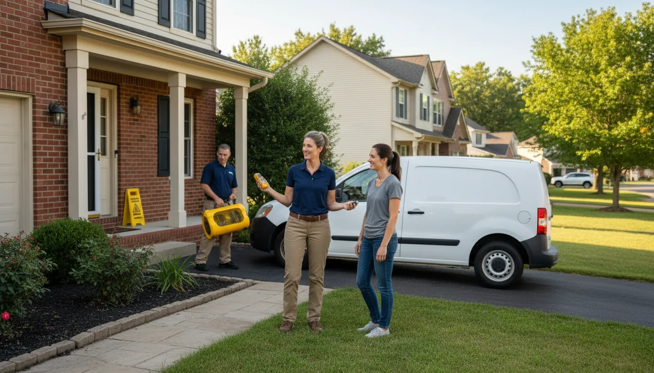 Residential water damage restoration in Naco, AZ